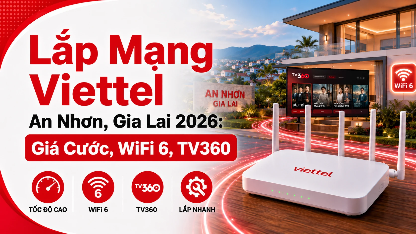 Lắp Mạng Viettel An Nhơn