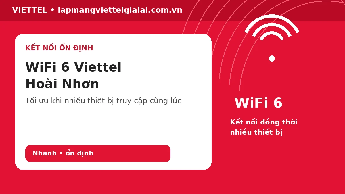 WiFi 6 Viettel Gia Lai phù hợp gia đình có nhiều thiết bị kết nối